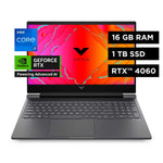 Notebook Gamer HP Victus 16-r1015la 16.1" | Intel Core i7 14ª Gen | 16GB RAM | 1TB SSD | RTX 4060 8GB Video - Open Box