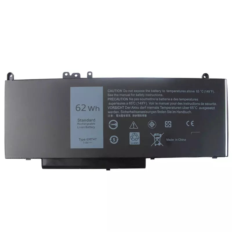Batería Alternativa 6MT4T Dell Latitude E5470 E5570 Precision 3510 4 Celdas 62Wh 7.6V Nueva