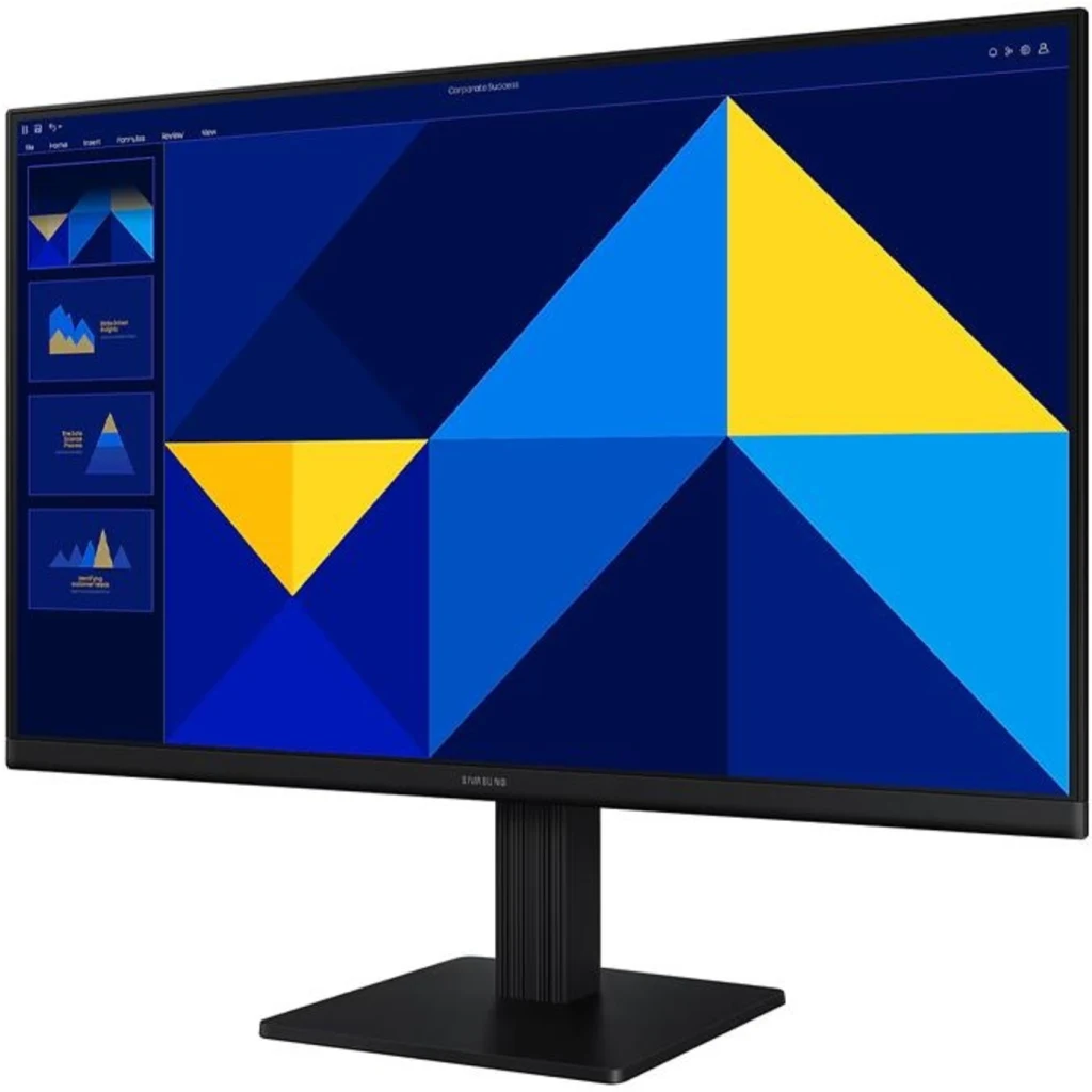 MONITOR Samsung LS24D300GALXZS 24" (Plano) - Full HD (1920x1080) - 5 ms - 100 Hz - IPS - VESA (HDMI/VGA) - Nuevo