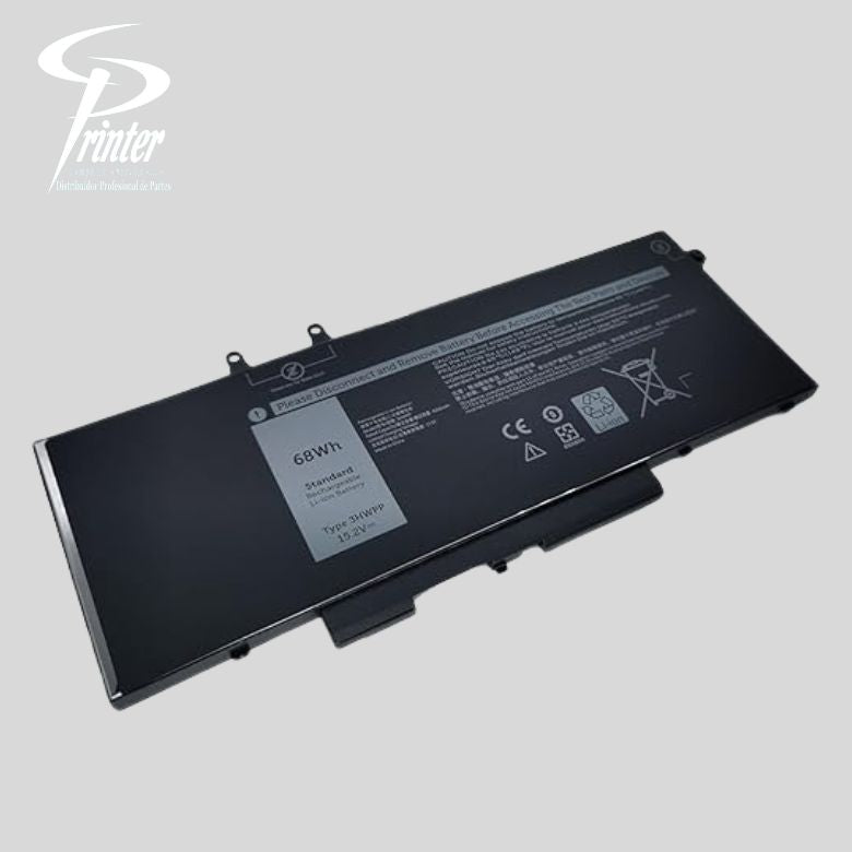 Batería Alternativa 3HWPP Dell Latitude Precision Inspiron 4 Celdas 68Wh 15.2V - Nueva