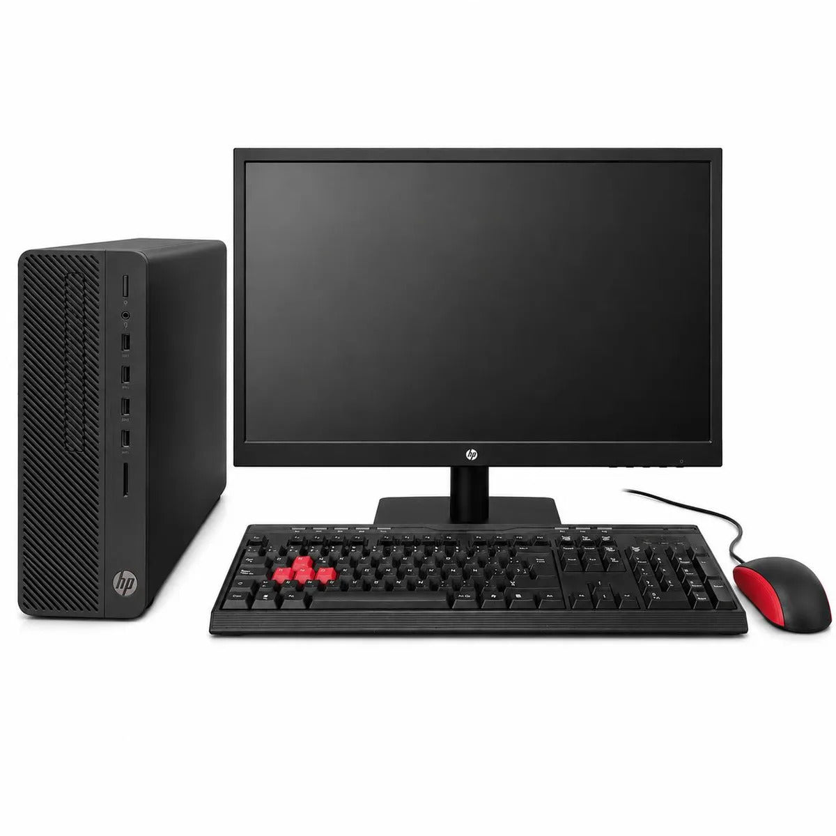 Kit Monitor + PC HP 280 G4 SFF | Intel Core i3 9ª Gen | 8GB RAM | 1TB HDD | W11 | Reacondicionado Grado A