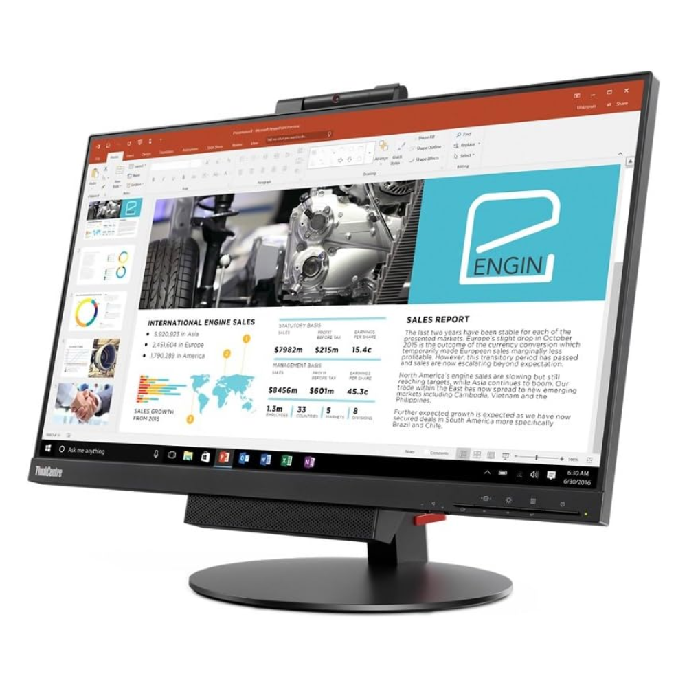Tiny In One Lenovo ThinkCentre TIO 24 Gen 3 23.8" | Intel Core i5 8ª Gen | 16GB RAM | 512GB SSD M.2 | W11 | Reacondicionado Grado A