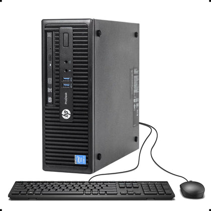 PC HP Prodesk 400 G2 SFF (Intel Pentium 8GB 256 GB SSD) + Teclado y mouse Reacondicionado Grado A