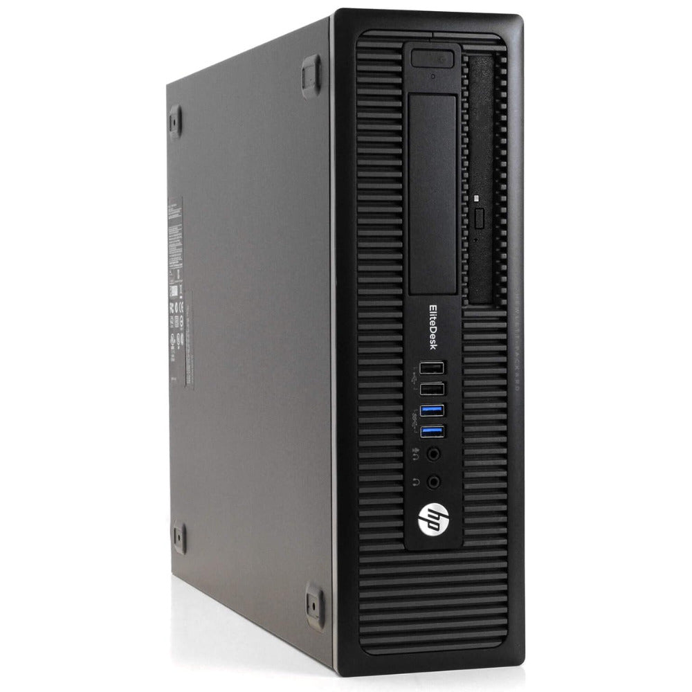 KIT MONITOR + PC HP EliteDesk 800 G2 SFF | Intel Core i7 6ª Gen | 8GB RAM | 256GB SSD | W10 | Reacondicionado Grado A