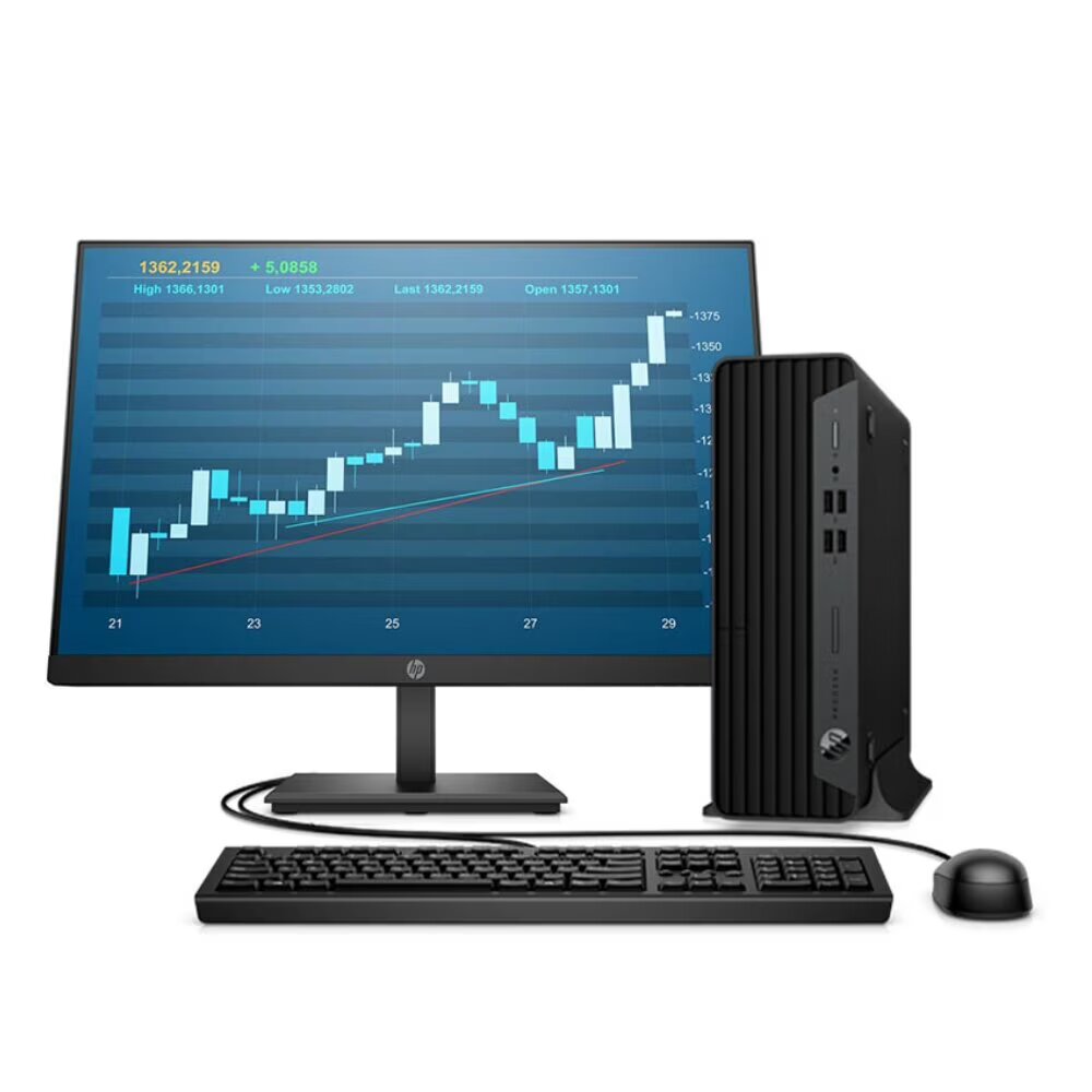 KIT MONITOR + PC HP ProDesk 800 G9 SFF | Intel Core i5 12ª Gen | 16GB RAM | 256GB SSD | W11 | Reacondicionado Grado A