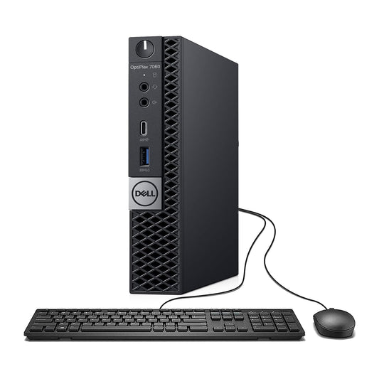 MINI PC DELL Optiplex 7060 Micro (i5-8va 8GB 256GB SSD) - Reacondicionado Grado A