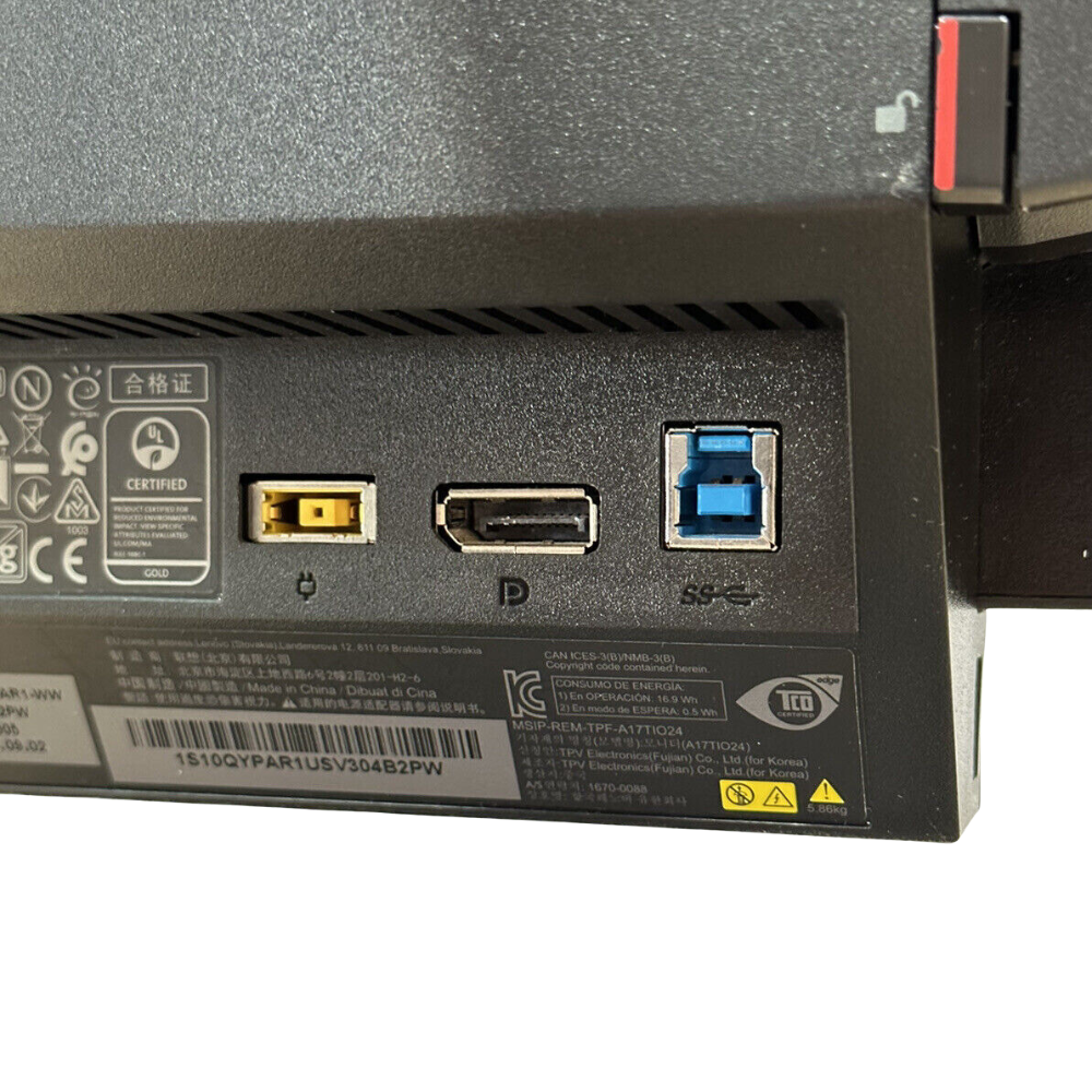 Tiny In One Lenovo ThinkCentre TIO 24 Gen 3 23.8" | Intel Core i5 8ª Gen | 16GB RAM | 512GB SSD M.2 | W11 | Reacondicionado Grado A