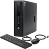 KIT MONITOR + PC HP Elitedesk 800 G1 SFF (i7-4ta 8GB 256 SSD) + Teclado & Mouse Reacondicionado Grado A