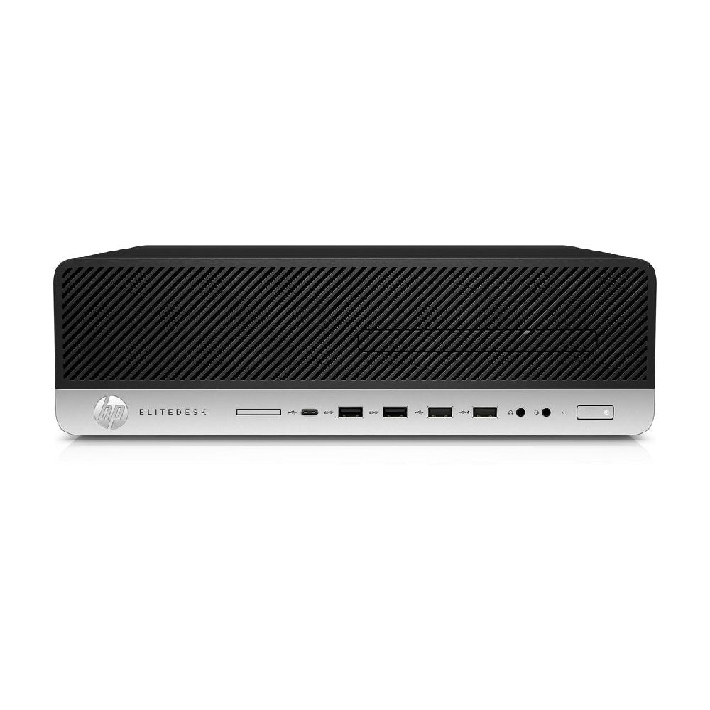 KIT Monitor + PC HP Elitedesk 800 G4 SFF (i5-8va 8GB 256GB SSD) - Reacondicionado Grado A