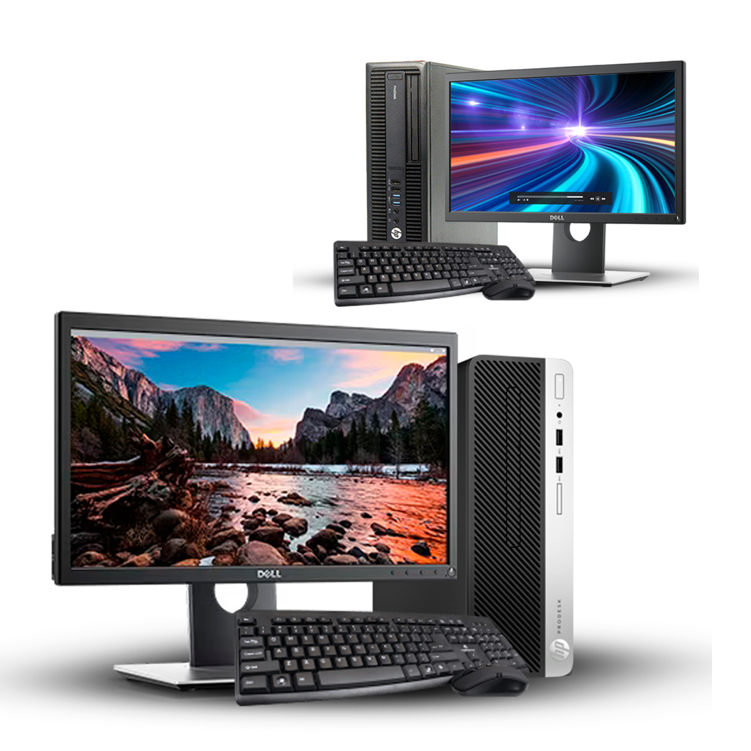 Arriendo de KIT Monitor + PC (i5 8GB 256GB SSD) Windows 10 Pro Office 2019 por 30 días