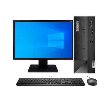 KIT MONITOR + PC Lenovo ThinkCentre Neo 50s Gen 3 SFF (i5-12va 8GB 512GB SSD) + Teclado & Mouse - Reacondicionado Grado A