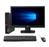 KIT MONITOR + MINI PC LENOVO ThinkCentre M720Q TFF (i5-9na 8GB 256GB SSD) + Teclado & Mouse Reacondicionado Grado A