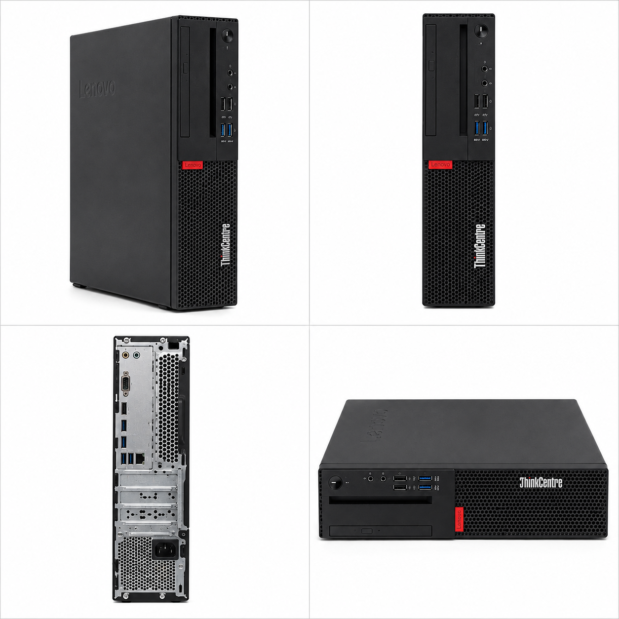 PC LENOVO ThinkCentre M725s SFF | AMD Ryzen 7 Pro 2700 | 8GB RAM | 1TB HDD | NVIDIA GT730 2GB | W11 | Reacondicionado Grado A