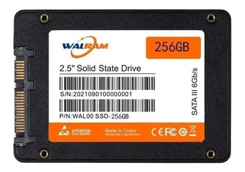 Disco Solido / Unidad de Estado Solido SSD Goldenfir/Walram Sata 256GB SSD - Nuevo