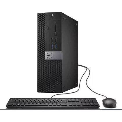 PC DELL Optiplex 7050 SFF (i5-6ta 8GB 256GB SSD) + Teclado & Mouse Reacondicionado Grado A
