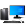 KIT MONITOR + PC HP Prodesk 400 G6 SFF (i5-9na 16GB 512GB SSD) + Teclado & Mouse Reacondicionado Grado A