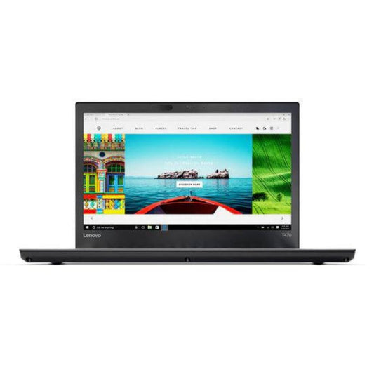 NOTEBOOK LENOVO ThinkPad T470 14" | Intel Core i5 6ª Gen | 8GB RAM | 256GB SSD | W10 | Reacondicionado Grado A