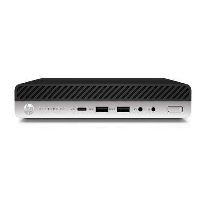 MINI PC HP Elitedesk 800 G5 (i5-9na 8GB 500GB) + Teclado & Mouse Reacondicionado Grado A