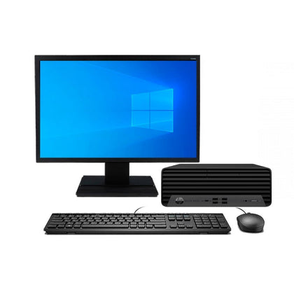 KIT MONITOR + PC HP ProDesk 600 G9 SFF (i5-12va 8GB 256GB SSD)Teclado & Mouse reacondicionado Grado A