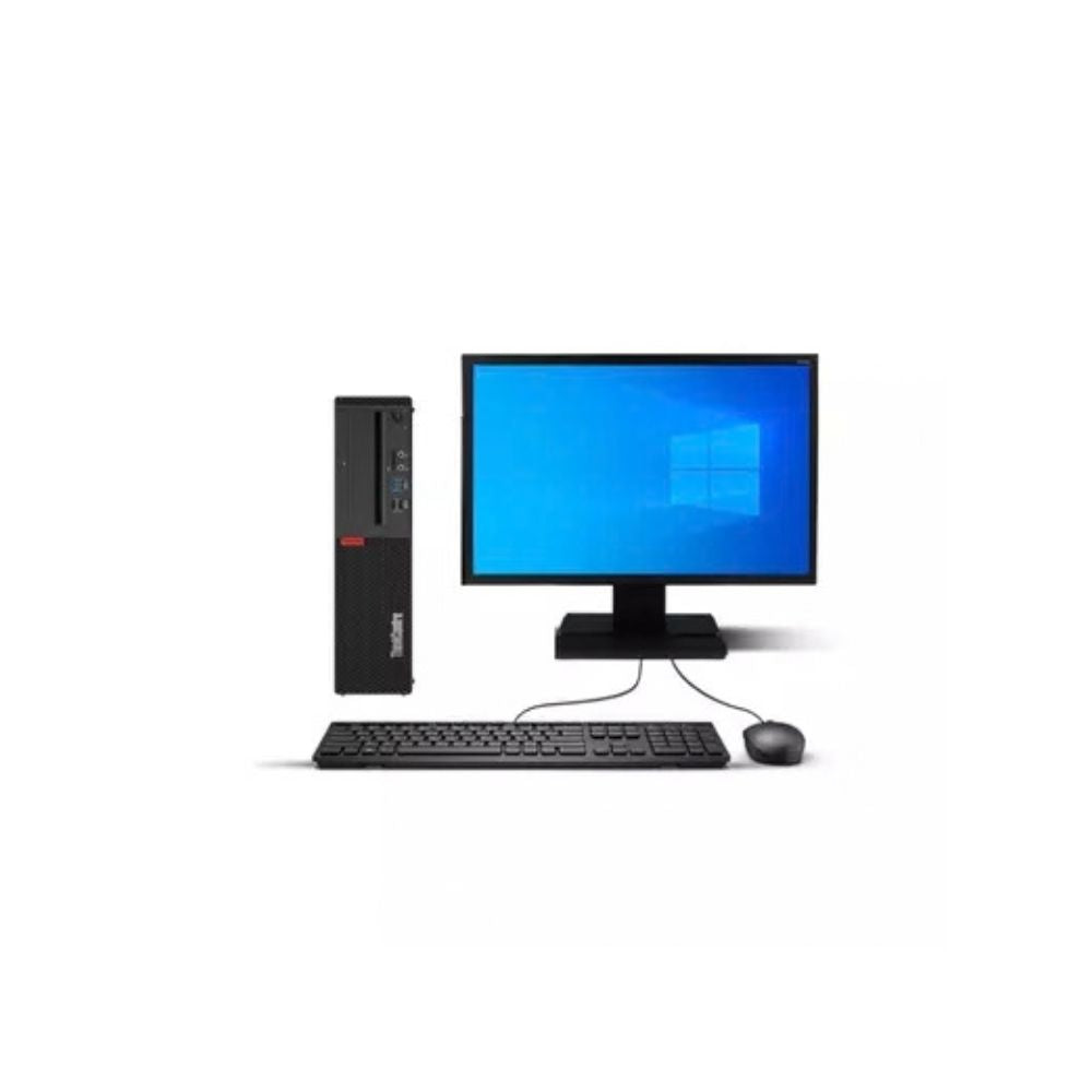 KIT PC LENOVO ThinkCentre M720s SFF | Intel Core i3 9ª Gen | 8GB RAM | 256GB SSD | W11 | Reacondicionado Grado A