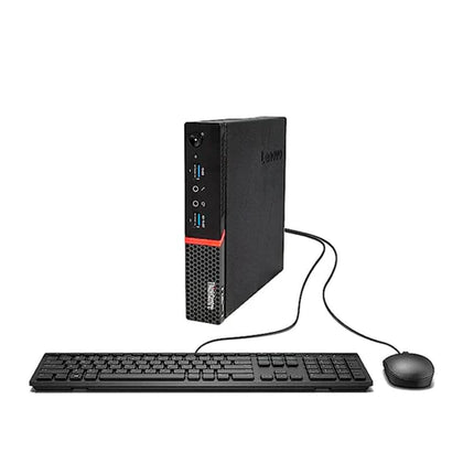 Mini PC Desktop Lenovo ThinkCentre M710Q (i5 8GB 240GB SSD) + Teclado & Mouse Reacondicionado Grado A