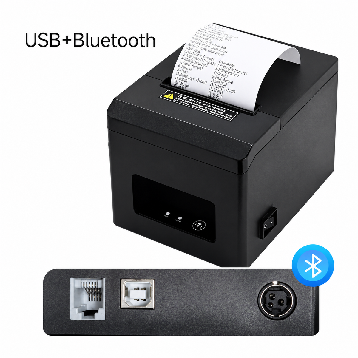 Impresora Térmica POS 80mm USB Bluetooth JHP-A1