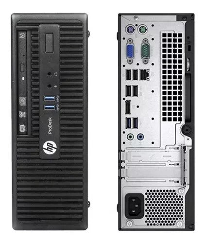 PC HP ProDesk 400 G3 SFF | Intel Core i5 6ª Gen | 8GB RAM | 500GB HDD | W 10 Pro | Reacondicionado Grado A
