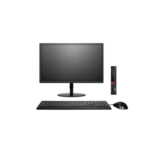 KIT MONITOR + MINI PC LENOVO ThinkCentre M920x TFF | Intel Core i5 8ª Gen | 8GB RAM | 256GB SSD | W11 | Reacondicionado Grado A