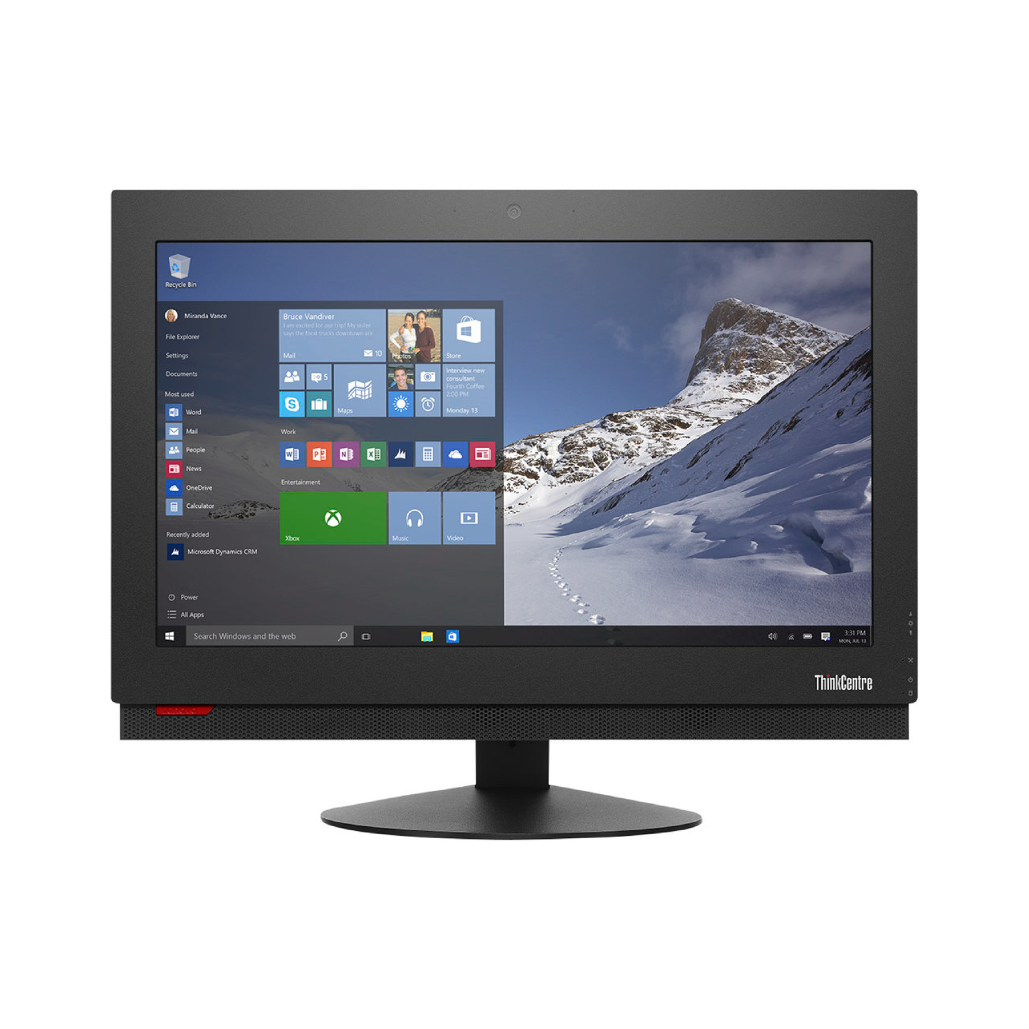 ALL IN ONE LENOVO ThinkCentre M700z 20" | Intel Core i5 6ª Gen | 8GB RAM | 256GB SSD | W10 | Reacondicionado Grado A