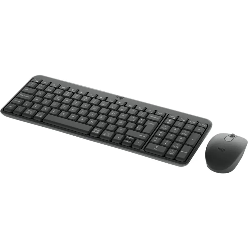 Kit Teclado Mouse Inalámbrico Logitech MK250 Compact, Qwerty Bluetooth Grafito - Nuevo