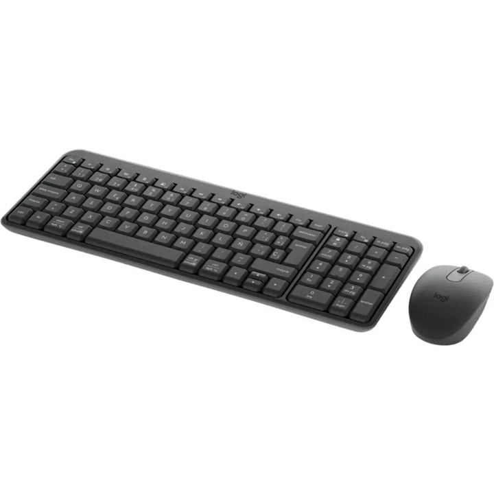 Kit Teclado Mouse Inalámbrico Logitech MK250 Compact, Qwerty Bluetooth Grafito - Nuevo
