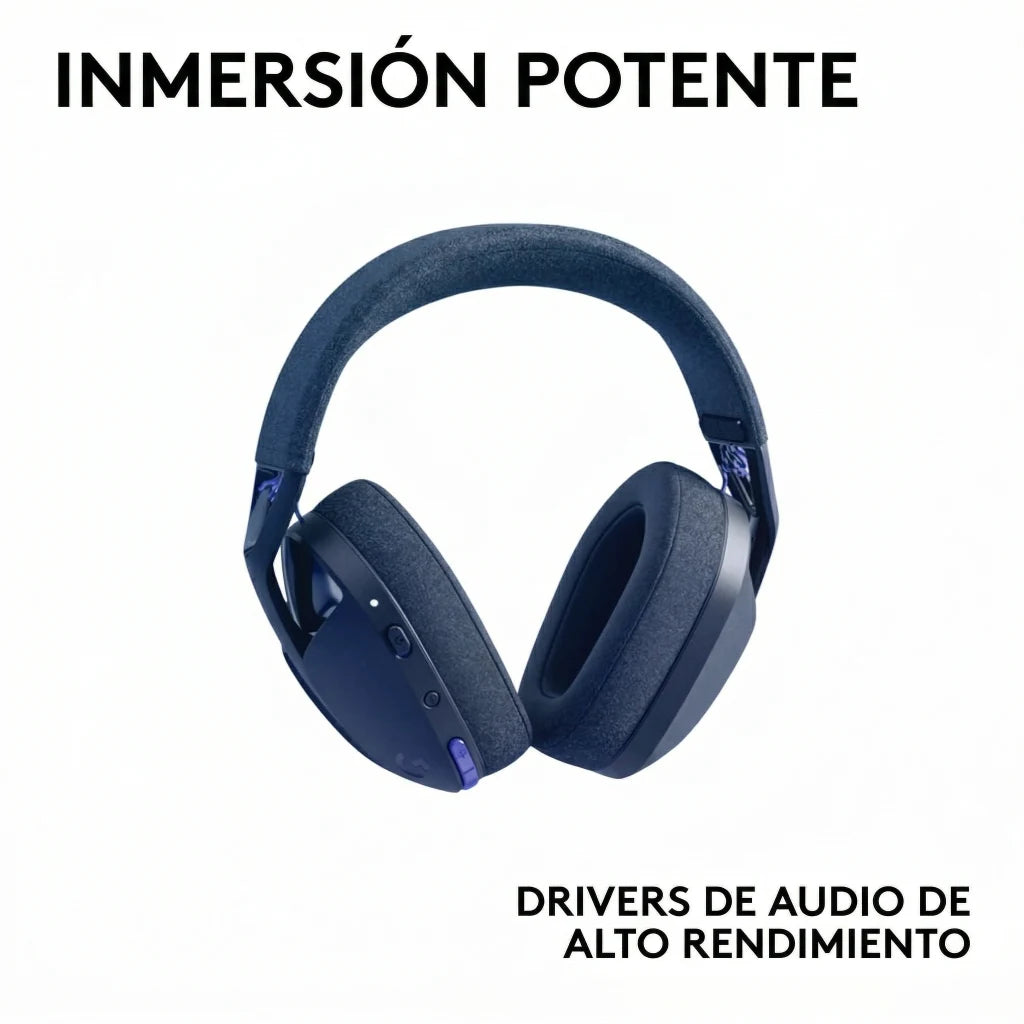 Audífonos Gamer Logitech G321 BT 5.2 USB-C/USB-A Negro - Nuevo