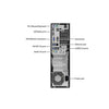 KIT Monitor + PC Desktop Hp Prodesk 600 G2 SFF (i3-6ta 16GB 256GB SSD) Reacondicionado Grado A