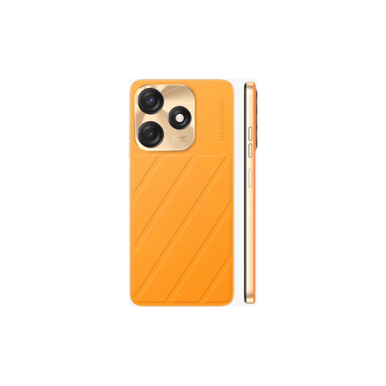 Celular Smartphone Tecno Spark 10C 6.56” 8GB 128GB Naranja Magic Skin Orange- Nuevo