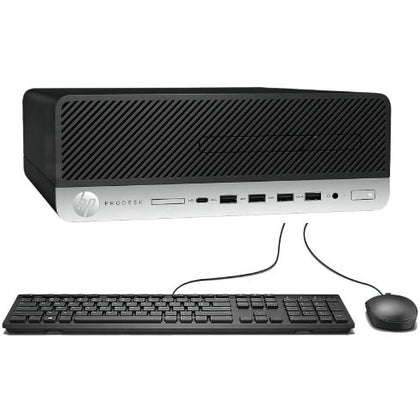PC HP Prodesk 600 G5 SFF (i5-8va 8GB 1TB) + Teclado & Mouse Reacondicionado Grado A