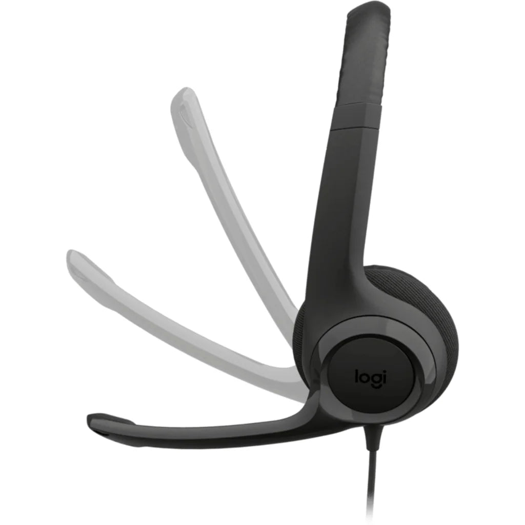 Audífonos Logitech H390 USB-C Conectividad Alámbrica con Micrófono Negro - Nuevo