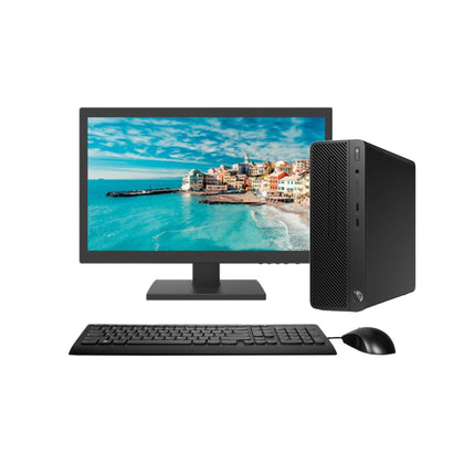 KIT MONITOR + PC HP 280 G5 SFF (i3-10ma 8GB 500GB) Reacondicionado Grado A