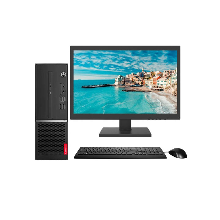 KIT Monitor + PC Lenovo ThinkCentre V50s SFF | Intel Core i5 10.ª Gen | 8GB RAM | 512GB SSD | W11 | Teclado y Mouse | Reacondicionado Grado A