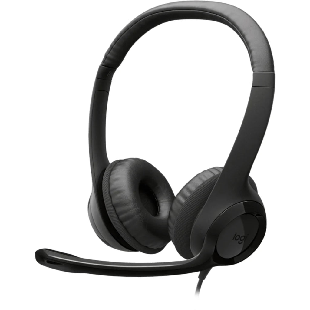 Audífonos Logitech H390 USB-C Conectividad Alámbrica con Micrófono Negro - Nuevo