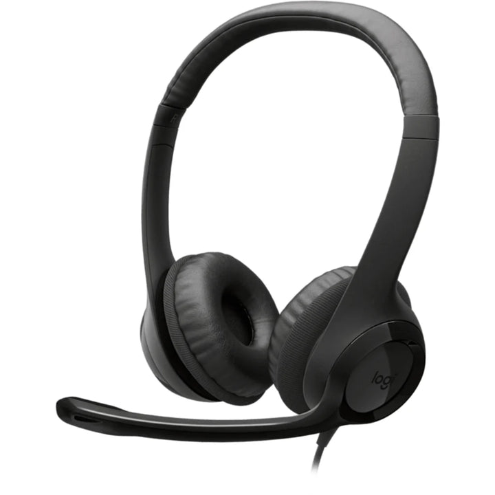 Audífonos Logitech H390 USB-C Conectividad Alámbrica con Micrófono Negro - Nuevo