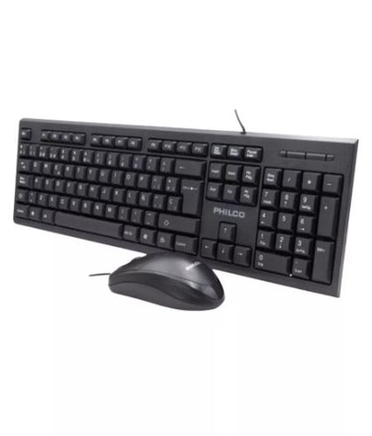 KIT TECLADO Y MOUSE ALAMBRICO PHILCO K4500 - NUEVO