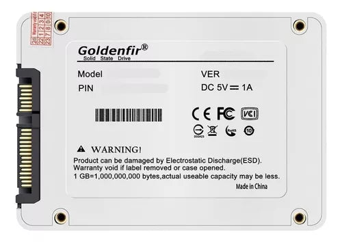 Disco Solido / Unidad de Estado Solido SSD Goldenfir/Walram Sata 256GB SSD - Nuevo