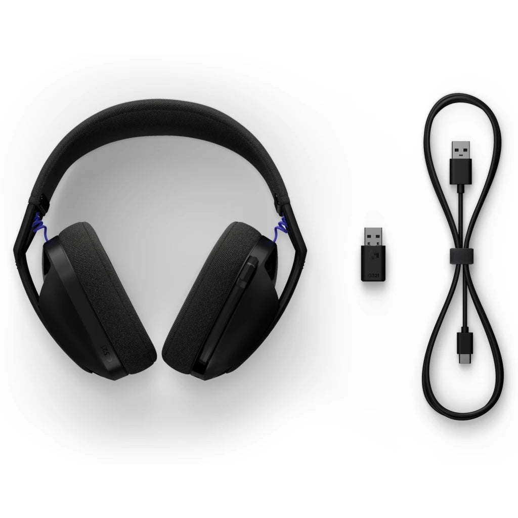 Audífonos Gamer Logitech G321 BT 5.2 USB-C/USB-A Negro - Nuevo