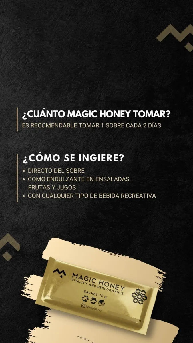 The Magic Honey 12 Unidades Energizante Y Vigorizante 100%