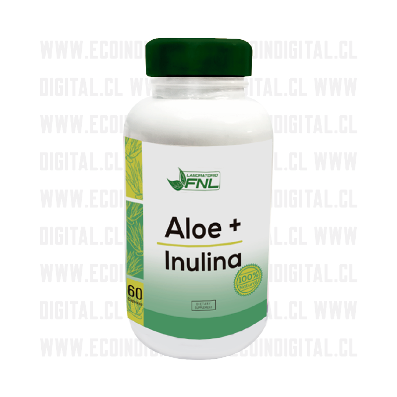 Aloe Vera + Inulina 300mg 60 Capsulas - FNL