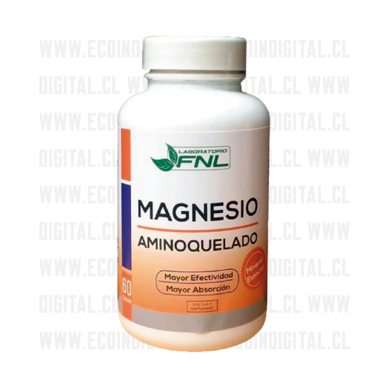 Magnesio Aminoquelado 60 Capsulas FNL