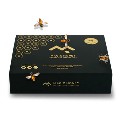 The Magic Honey Caja 24 Unidades Energizante Y Vigorizante 100%