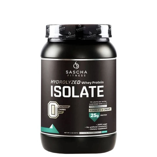 Proteina Sascha Fitness Whey Protein Hydrolyzed Isolate Sabor Cookies and Cream