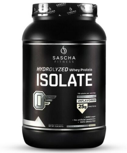 Proteina Sascha Fitness Whey Protein Hydrolyzed Isolate UNFLAVORED (Sin Sabor)